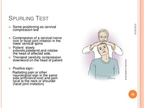 positive compression test|spurling and lhermitte's sign.